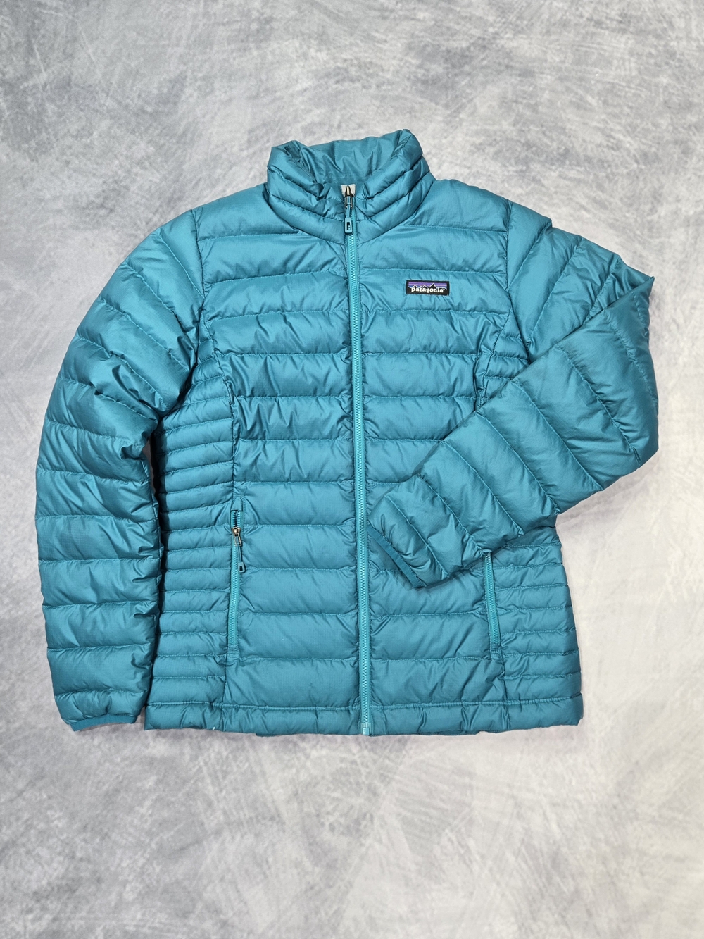 Patagonia Teal Lightweight Puffer Jacket - Women
